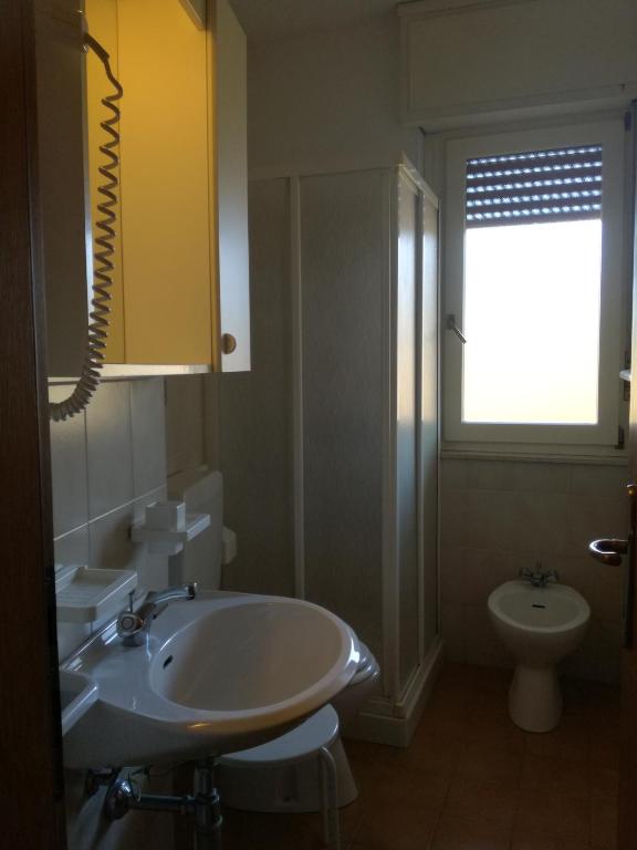 Kúpeľňa v ubytovaní Aktiv Hotel Eden