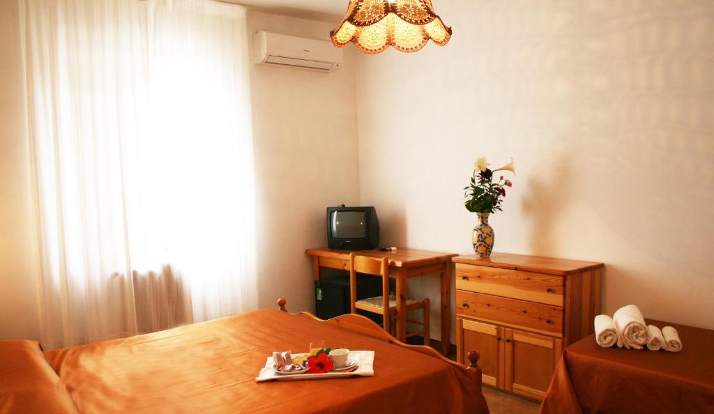 TV a/nebo společenská místnost v ubytování Hotel Residence Turium