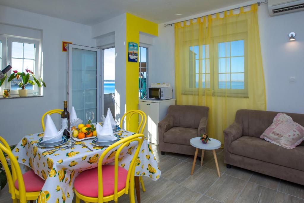 Posezení v ubytování Apartments Luka