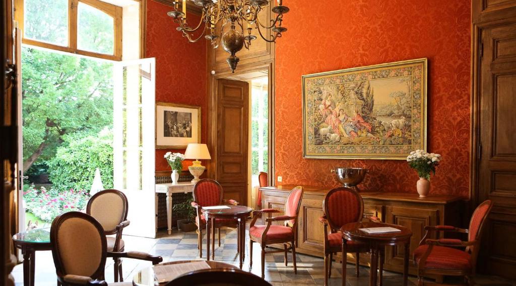 Posezení v ubytování Hôtel d'Argouges