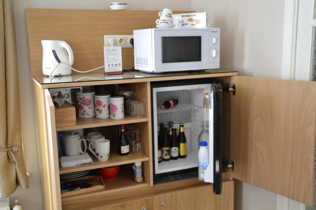 Kuchyň nebo kuchyňský kout v ubytování Bariseele B&B