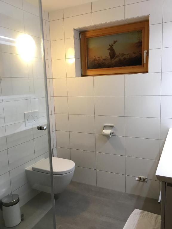 Koupelna v ubytování Kleines Paradies Montafon
