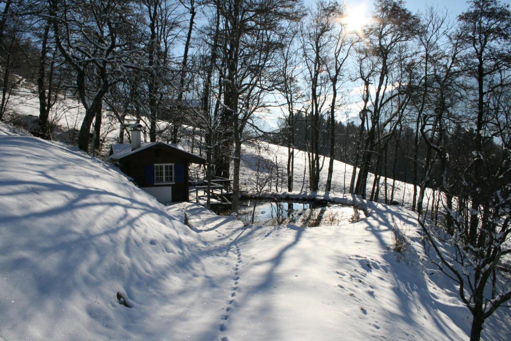 Kleines Paradies Montafon v zimě