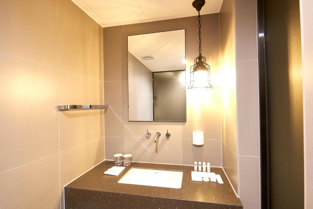 Koupelna v ubytování Hotel tt Seomyeon