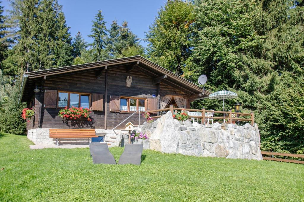 Zahrada ubytování Ferienhütte Puutz