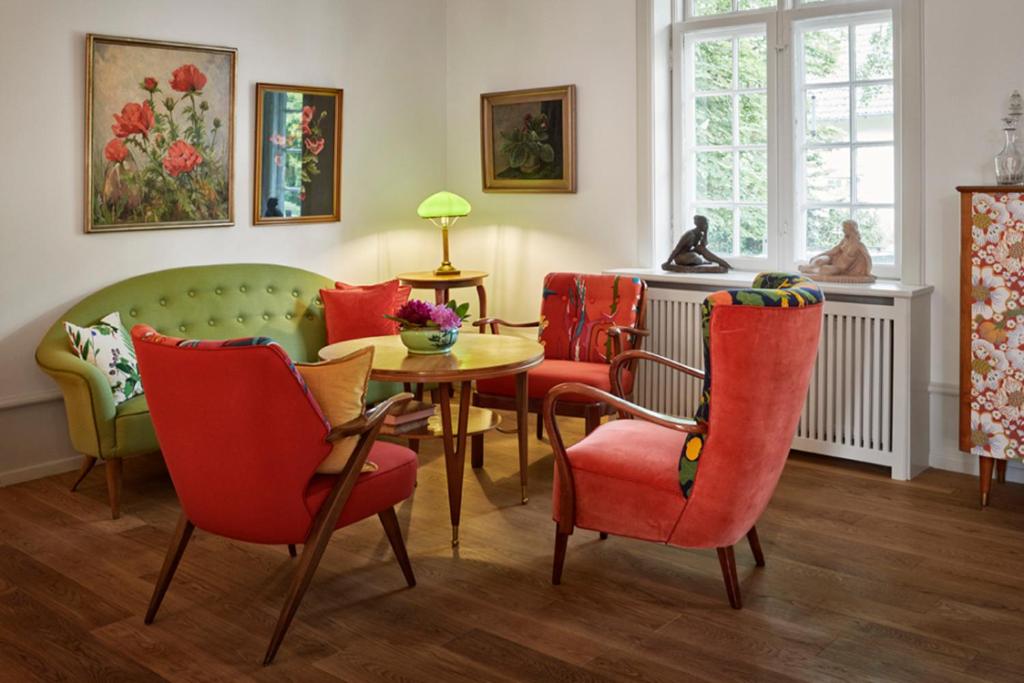 Posezení v ubytování Hotel Hornbækhus