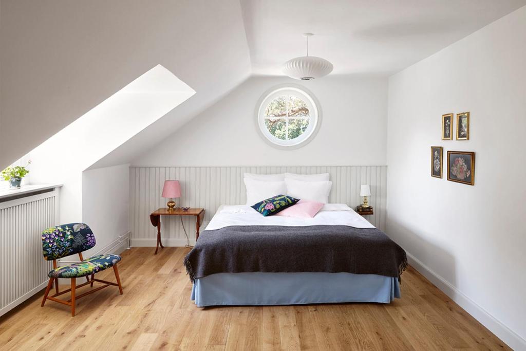 Postel nebo postele na pokoji v ubytování Hotel Hornbækhus