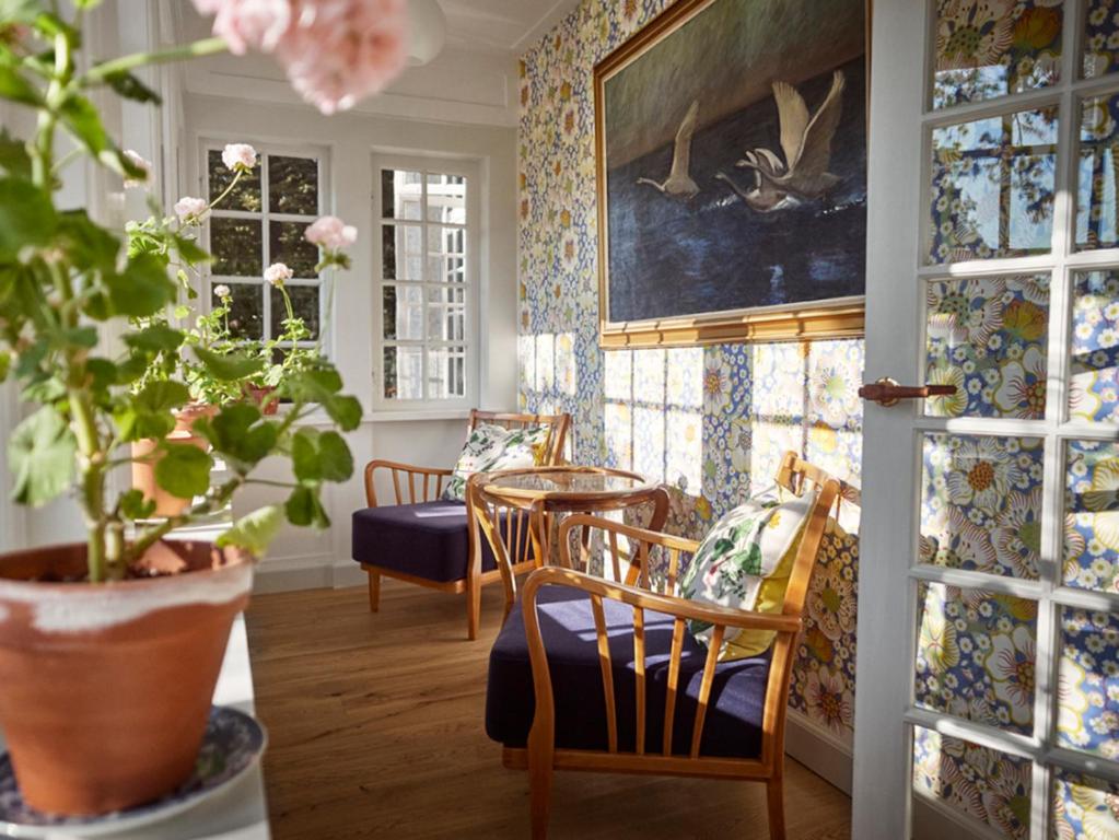 Posezení v ubytování Hotel Hornbækhus