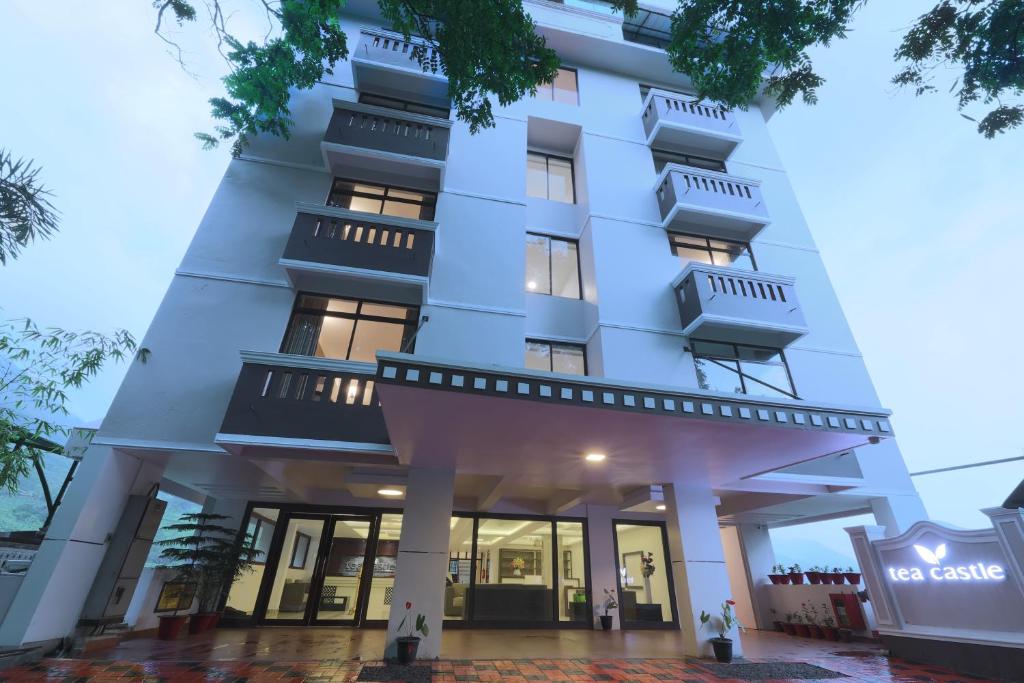 a rendering of the exterior of a hotel at Tea Castle Munnar in Munnar