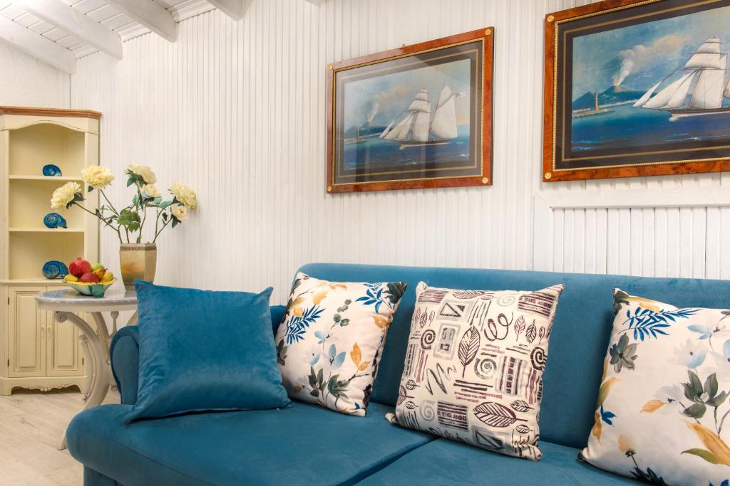 Posezení v ubytování Leandros Hotel