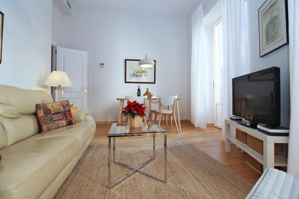 TV a/nebo společenská místnost v ubytování Del Parque Flats - Premium - Maestre
