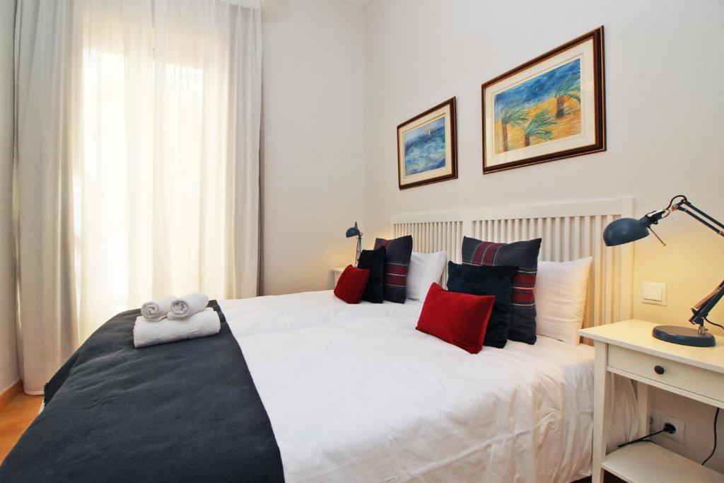Postel nebo postele na pokoji v ubytování Del Parque Flats - Premium - Maestre