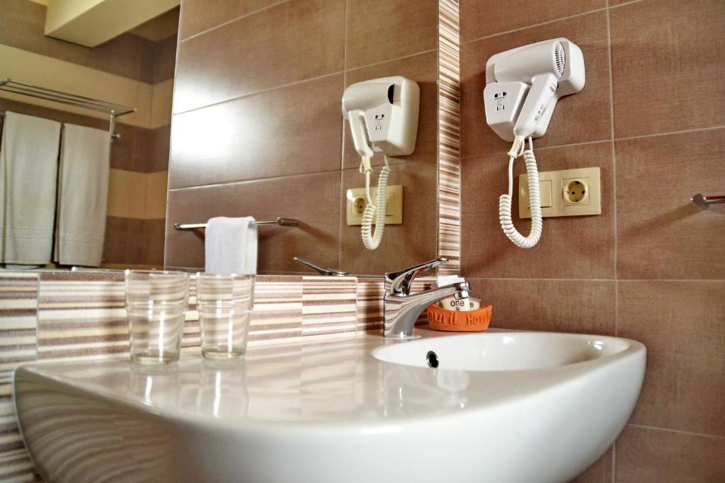 Koupelna v ubytování Ouril Hotel Julia