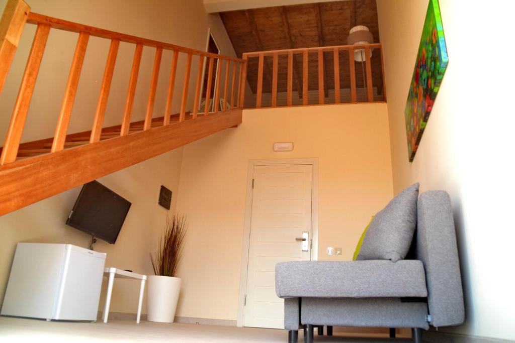 TV a/nebo společenská místnost v ubytování Ouril Hotel Julia