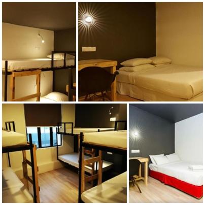 Postel nebo postele na pokoji v ubytování Revopackers Beds and Bunks