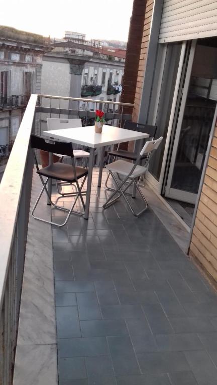 Balkón nebo terasa v ubytování Alexander hostel