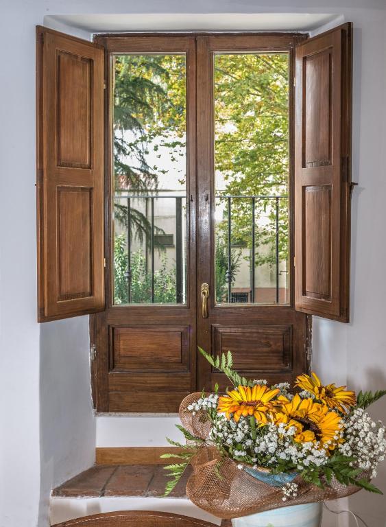 Vonkajšia záhrada v ubytovaní Casa Roma