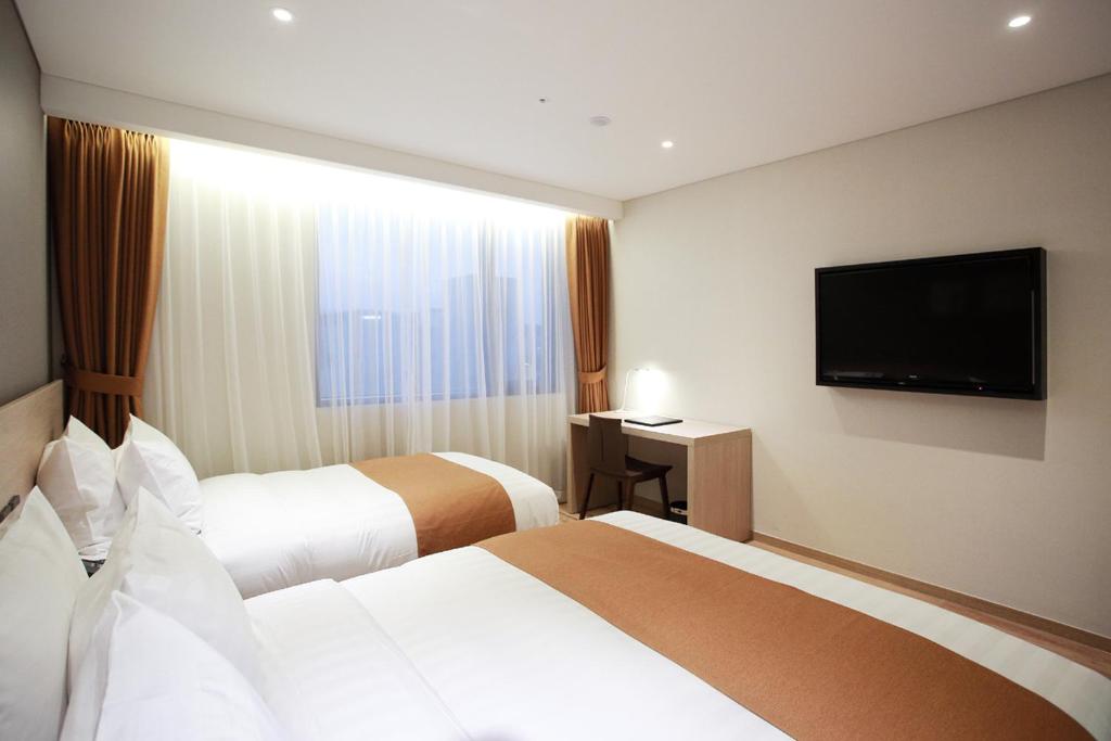 Gangneung City Hotel - Deluxe-Zweibettzimmer
