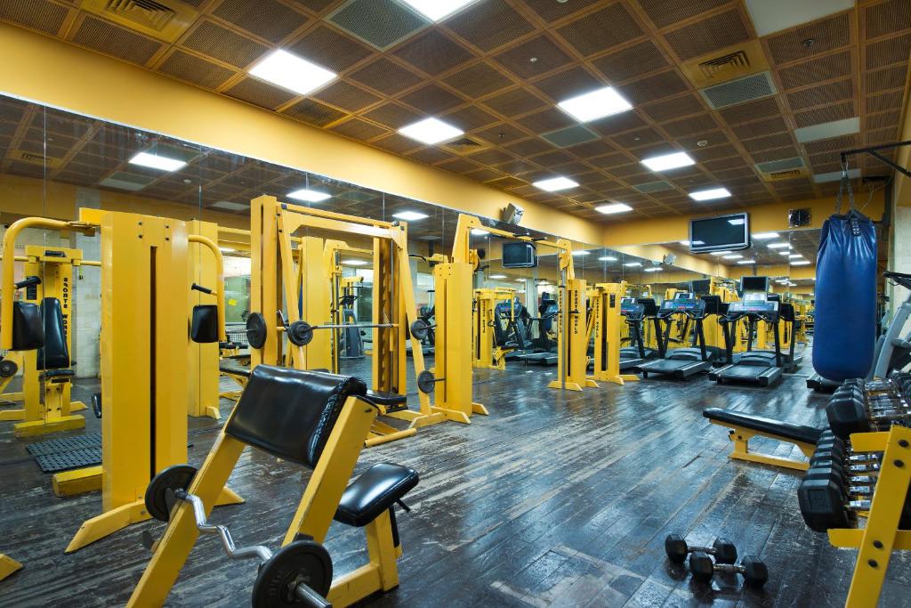 Fitness centrum a/nebo fitness zařízení v ubytování Brown Red Sea