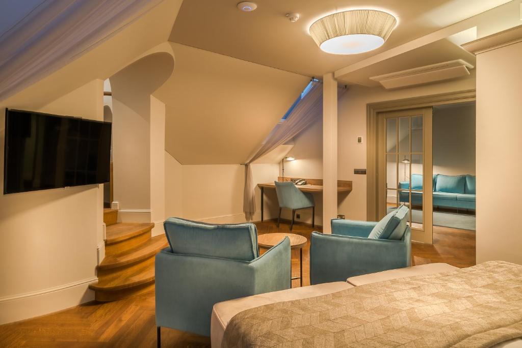 Posezení v ubytování Hotel Vilnia