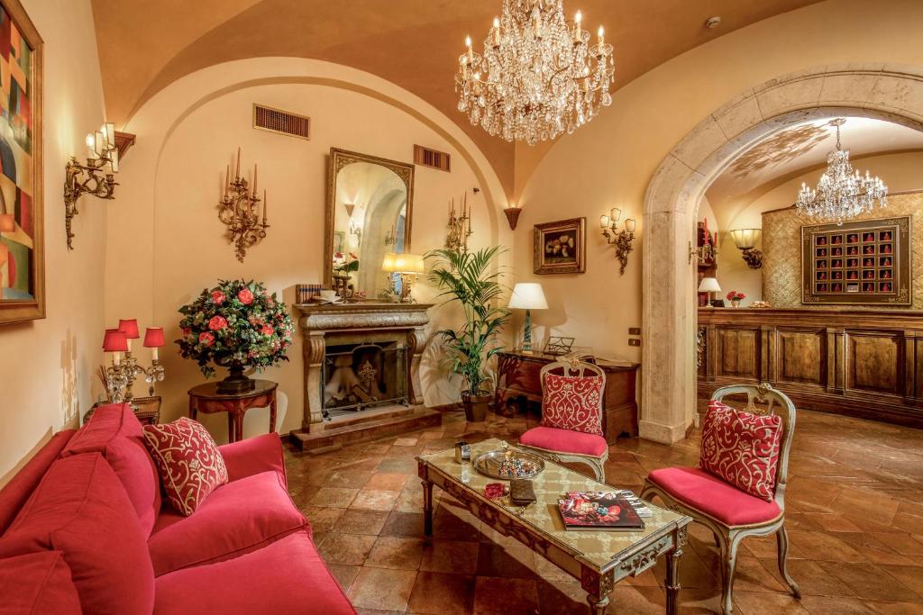 Posezení v ubytování Boutique Hotel Campo de' Fiori