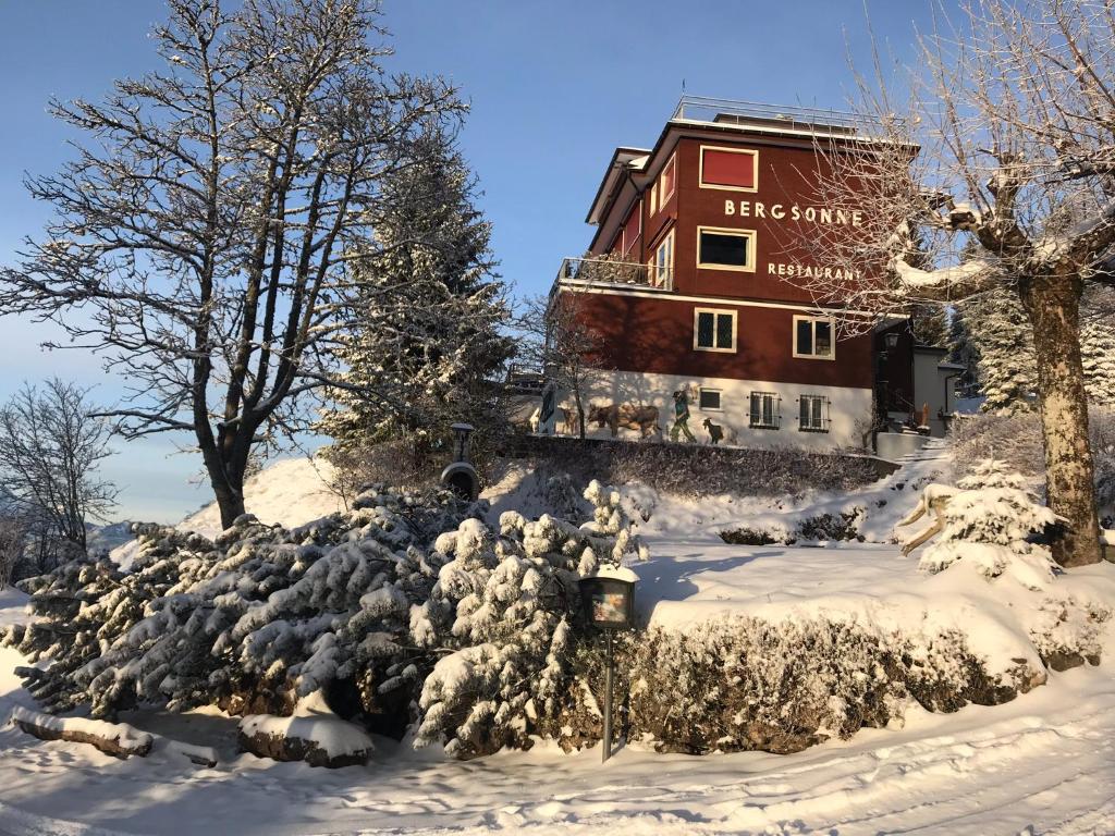 Hotel Bergsonne Rigi v zimě