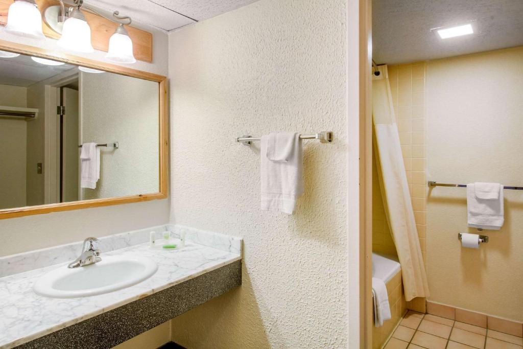 Koupelna v ubytování Quality Inn Stateline