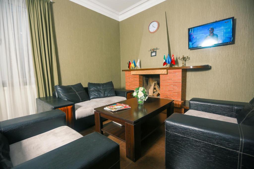 Posezení v ubytování Hotel New Metekhi