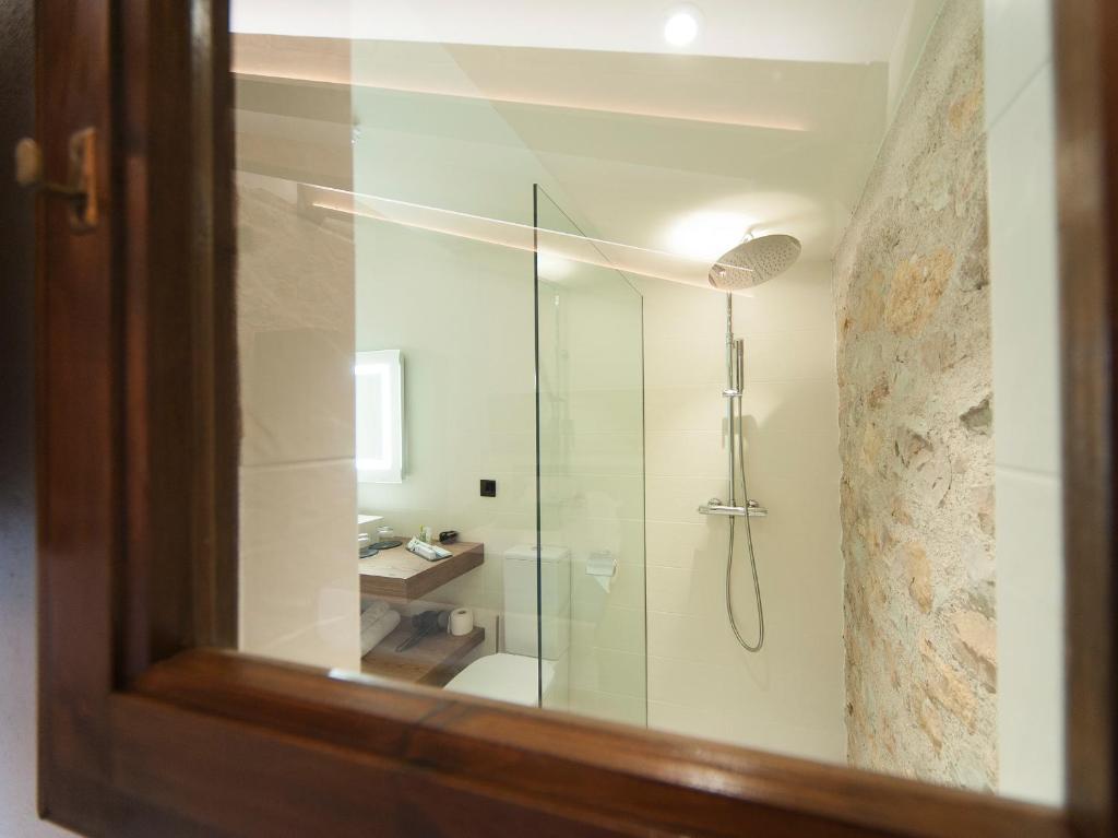 Koupelna v ubytování Hotel Molí de l'Escala