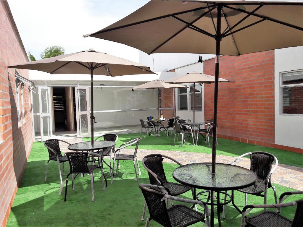 Patio nebo venkovní prostory v ubytování Hotel Valle de San Nicolas