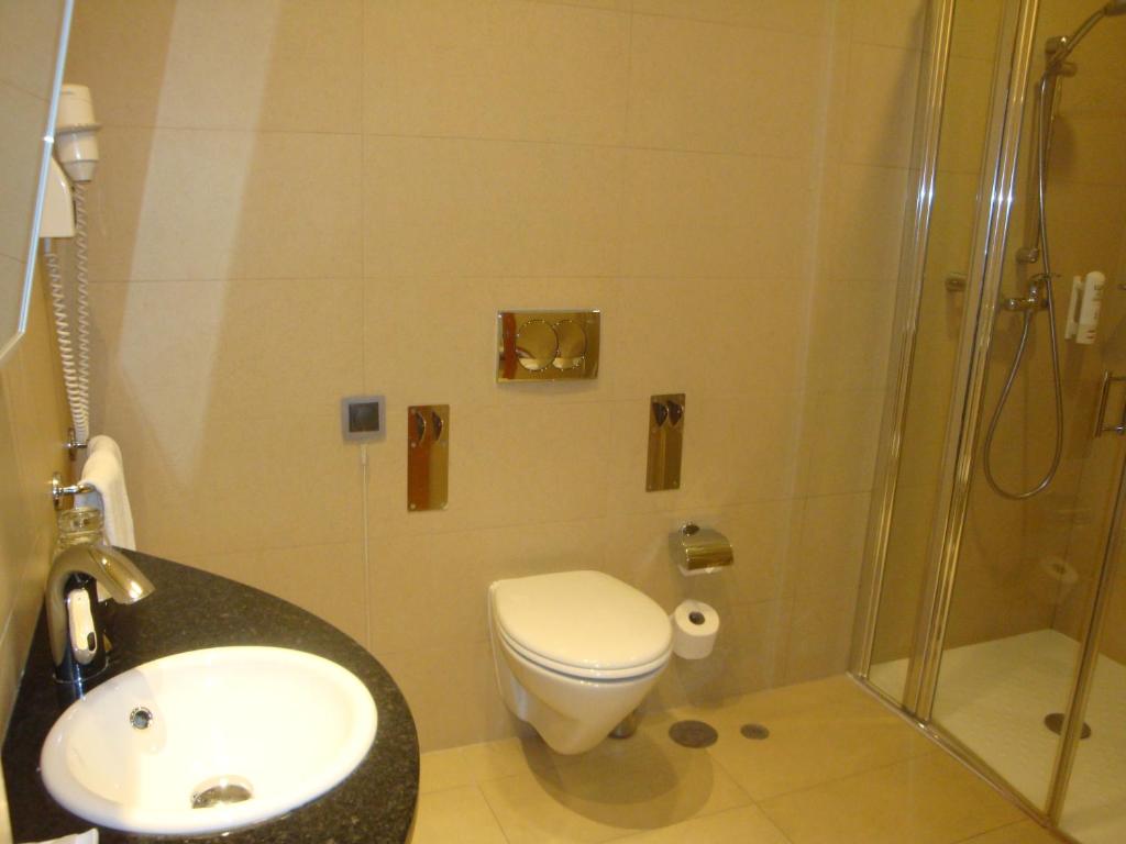 Koupelna v ubytování TURIM Aveiro Palace Hotel