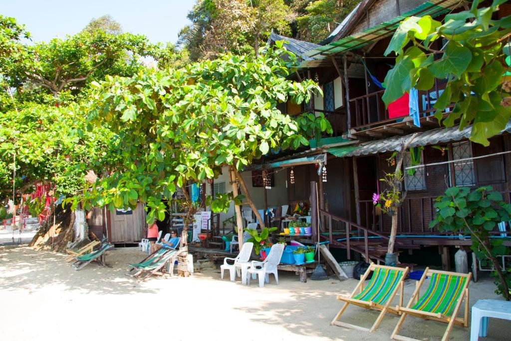 Zahrada ubytování Baan na home stay