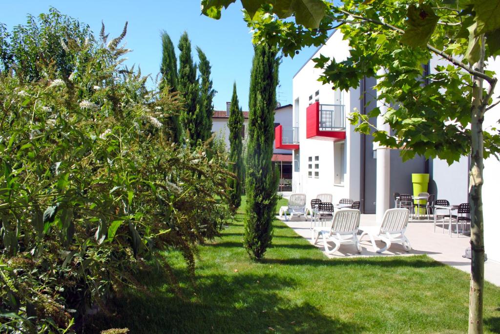 Zahrada ubytování 6 Porte Guesthouse