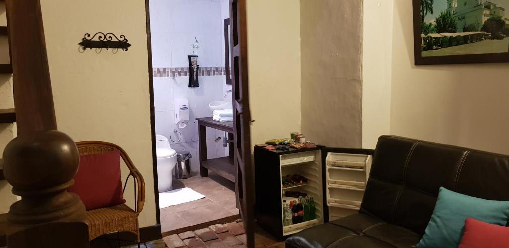 Posezení v ubytování Casa Hotel Guaracú