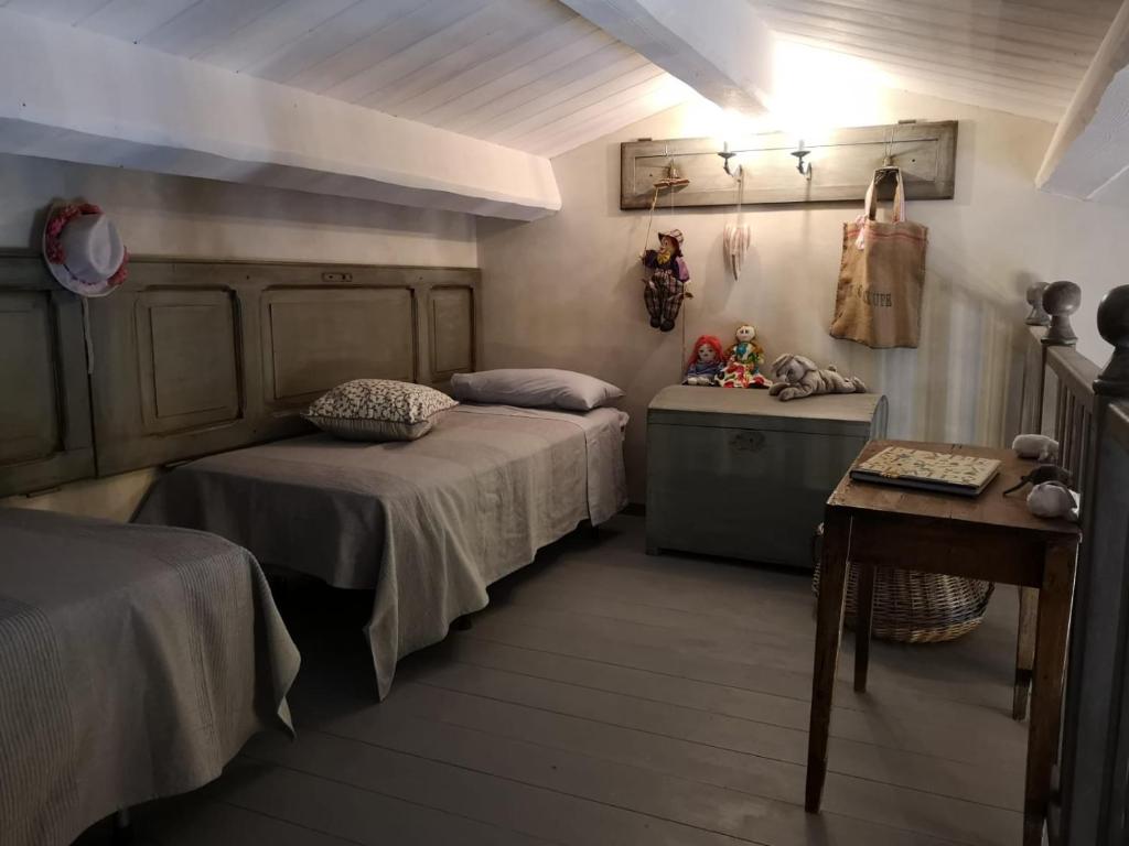 Postel nebo postele na pokoji v ubytování B&B Col di Piagge
