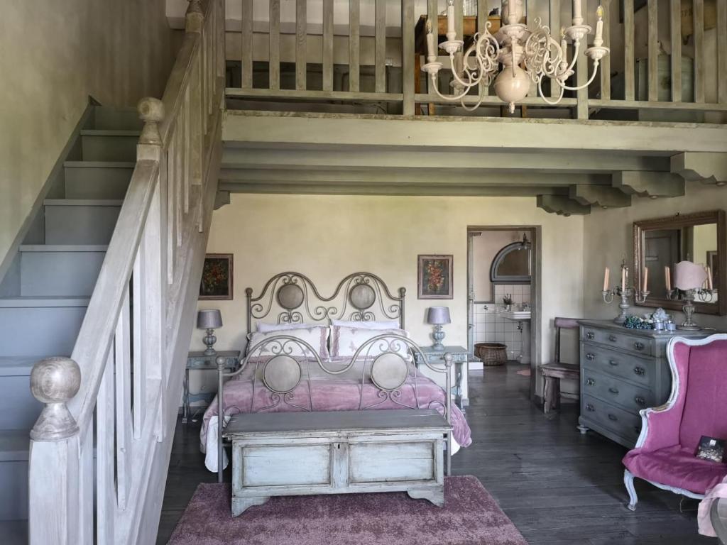 Posezení v ubytování B&B Col di Piagge