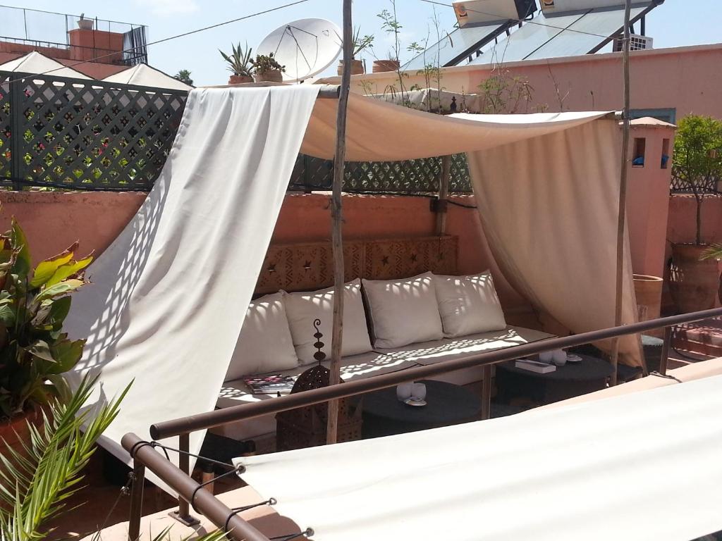 Patio nebo venkovní prostory v ubytování Riad AZZA