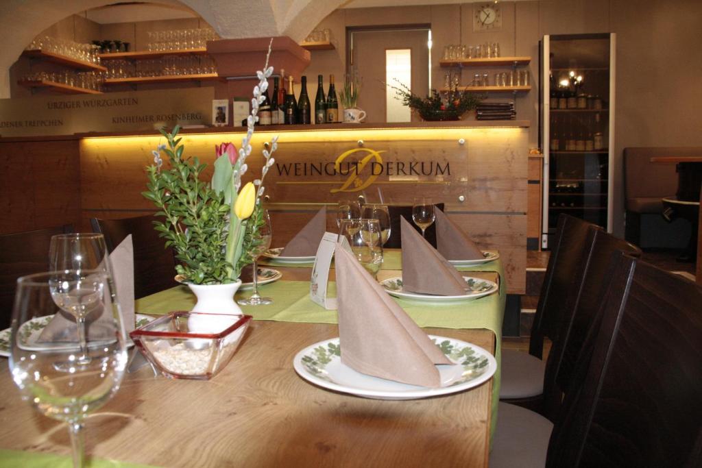 Nápoje v ubytování Weingut Gästehaus Derkum