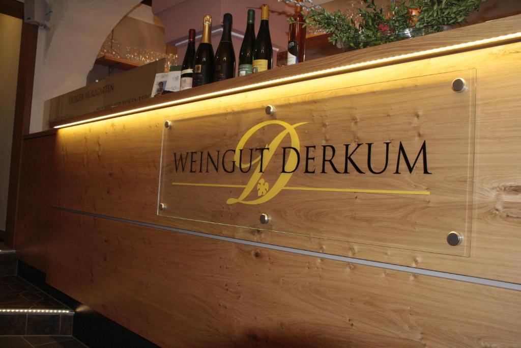 Certifikát, hodnocení, plakát nebo jiný dokument vystavený v ubytování Weingut Gästehaus Derkum