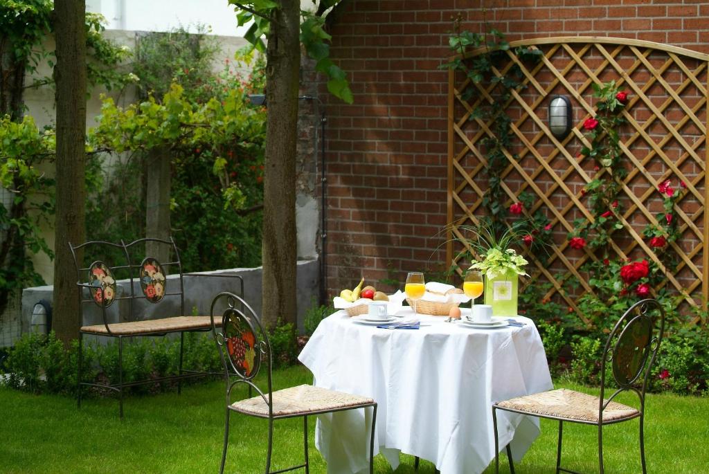Zahrada ubytování Rosenburg Hotel Brugge