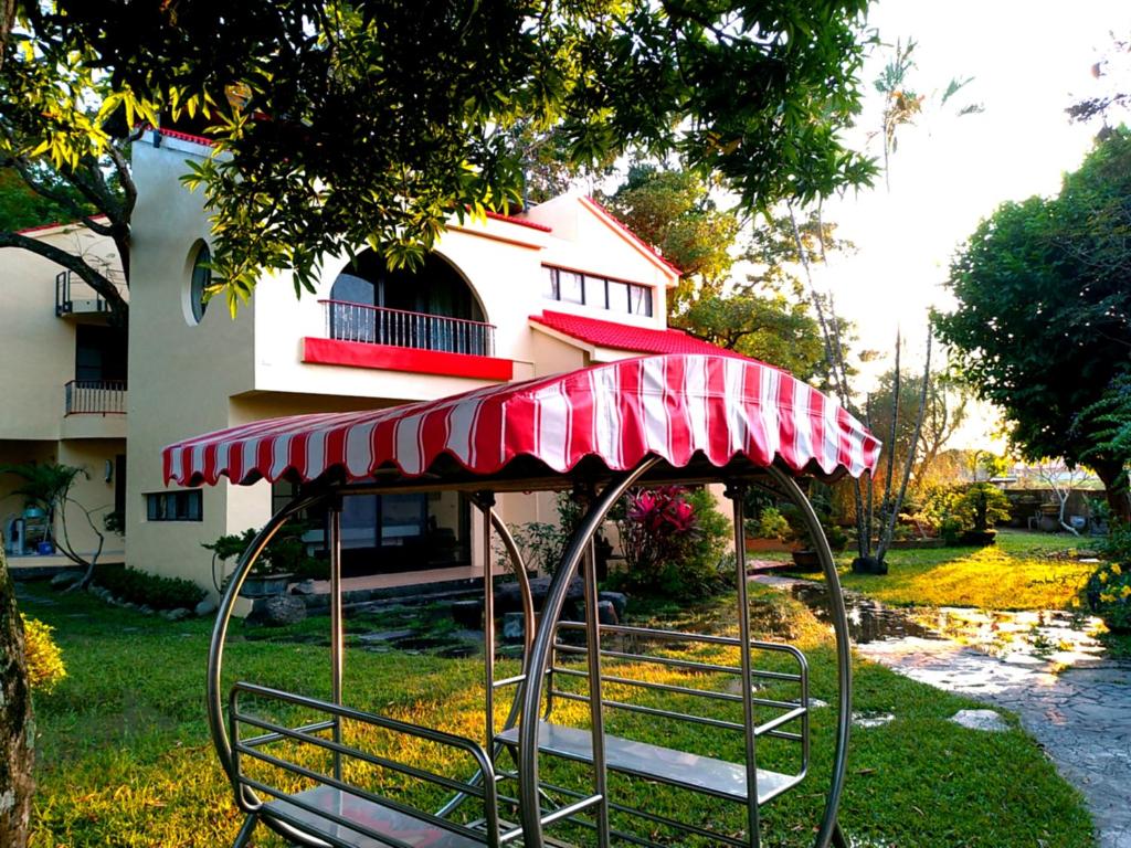 Zahrada ubytování Meinong Yun Shanju Homestay