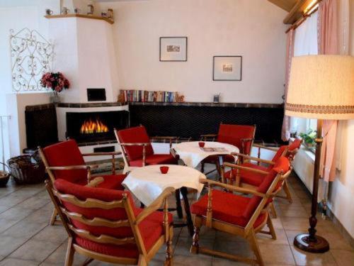 Posezení v ubytování Hotel-Pension Ursula