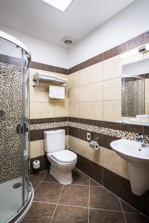 Łazienka w obiekcie Wellness Hotel Holzberg