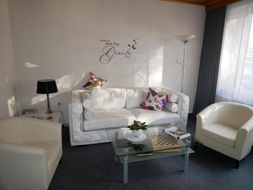 Posezení v ubytování Haus Nethegau