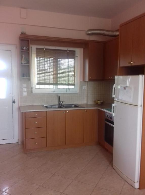 Kuchyň nebo kuchyňský kout v ubytování Mina Apartments