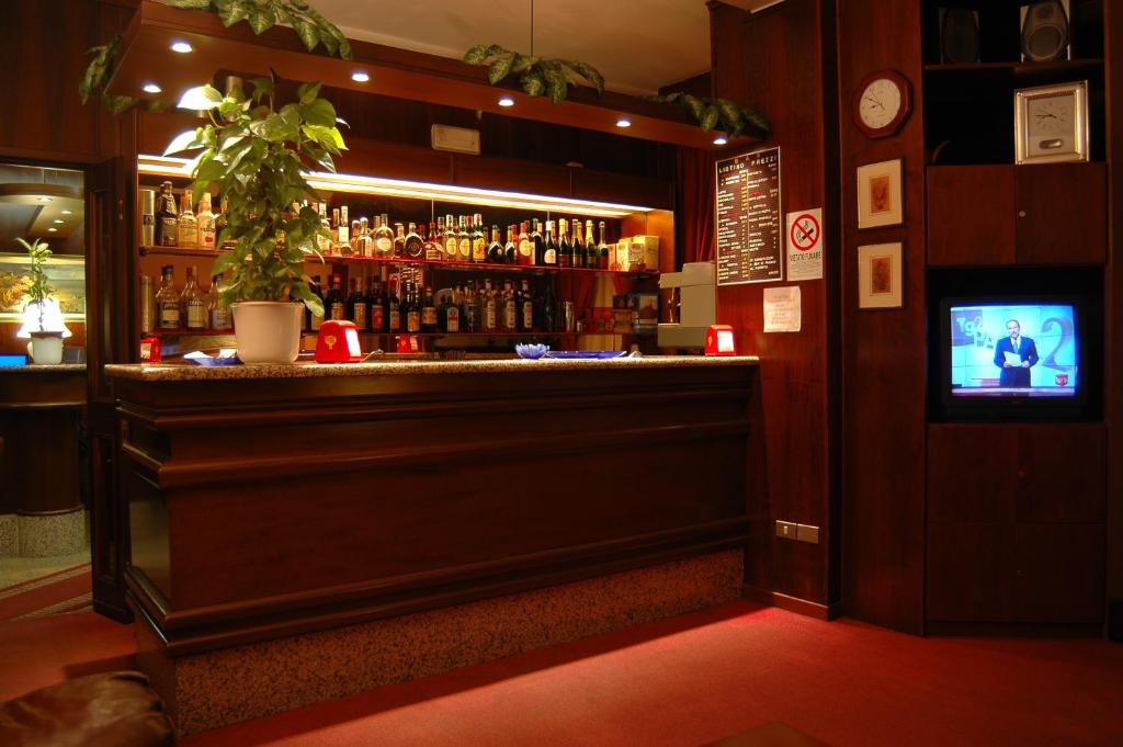 Lounge nebo bar v ubytování Hotel Rosy