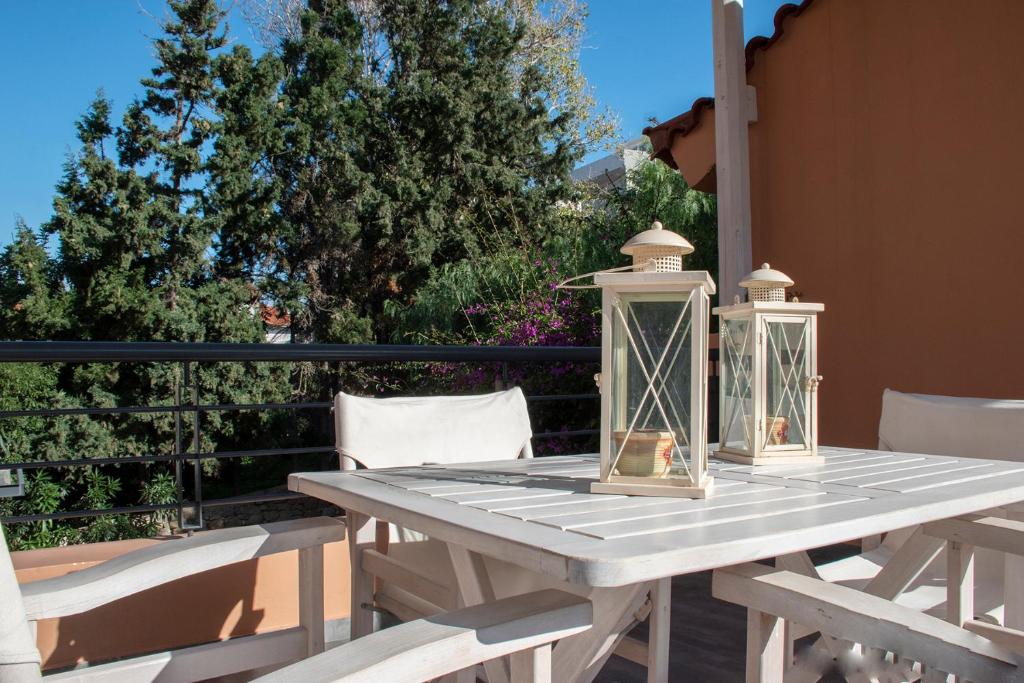 Balkón nebo terasa v ubytování Alissachni Luxury Apartments