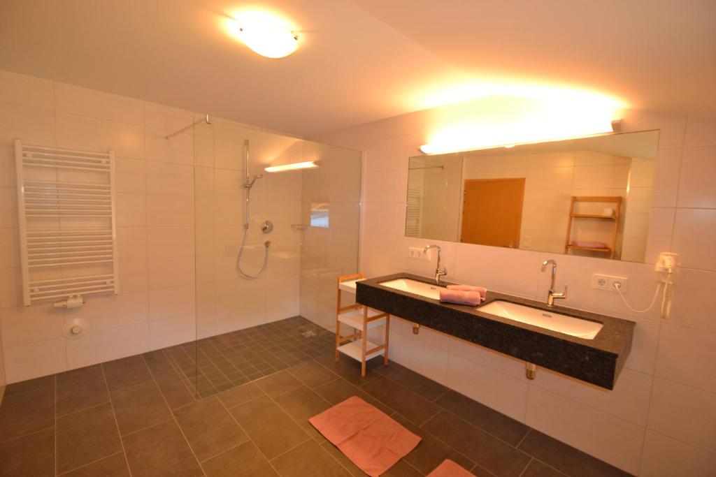 Koupelna v ubytování Ferienhaus Rieder