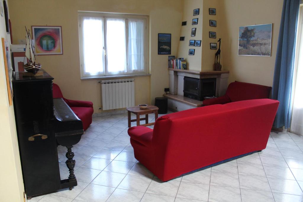 Część wypoczynkowa w obiekcie Casa Margubbio
