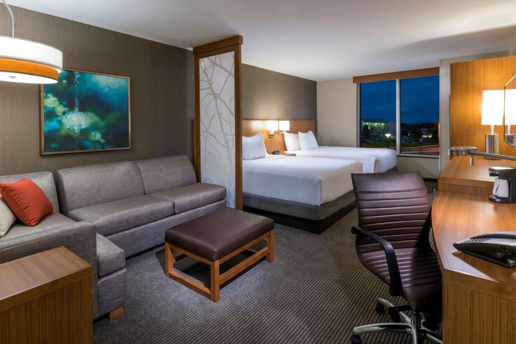 Hyatt Place Marlborough/Apex Center - Queen Room Met Twee Queensize Bedden En Bankbed
